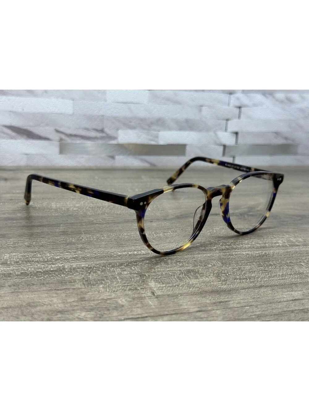 Warby Parker Blakeley M 252 Eyeglasses Tortoise Round Frame 50-18-142